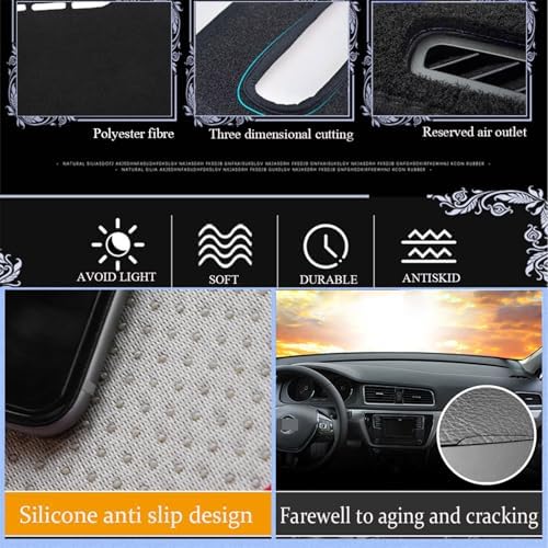 Dashboard Mat Cover for 2022-2025 Chevy Chevrolet Silverado/GMC Sierra 1500 - Image 4