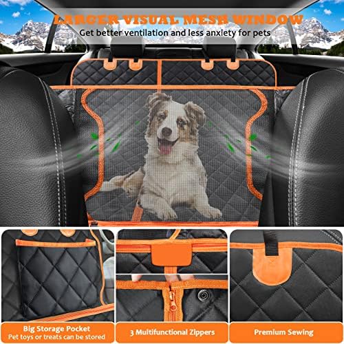 URPOWER 6-in-1 Dog Car Seat Cover - Image 4