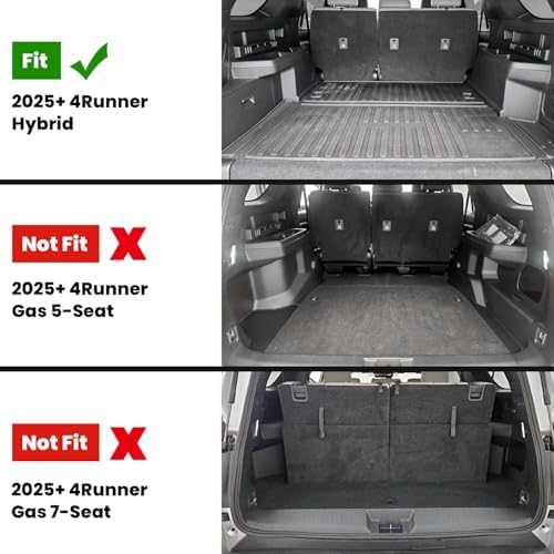 LASFIT Cargo Mat for Toyota 4Runner 2025 2026 - Image 2