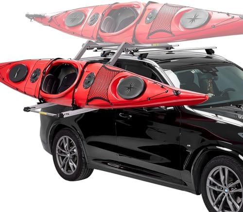 TOOENJOY Heavy-Duty Kayak Lift Assist Roof Rack, 100 LBS Capacity Kayak Canoe by TOOENJOY