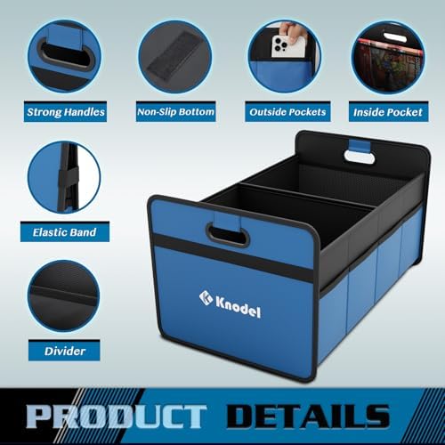 K KNODEL Foldable Trunk Storage Organizer - Image 2