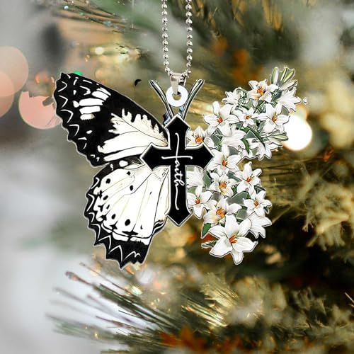 Butterfly Car Hanging Ornament, Hanging Charm Home Decoration Keepsake - Image 4