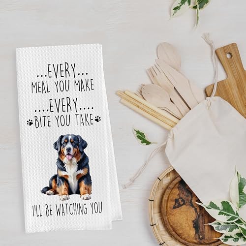 Gqtt Bernese Mountain Dog Dish Towels Set - Image 3