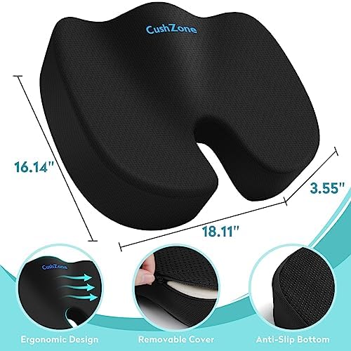 Gel Seat Cushion, Cooling Memory Foam Cushion - Image 3