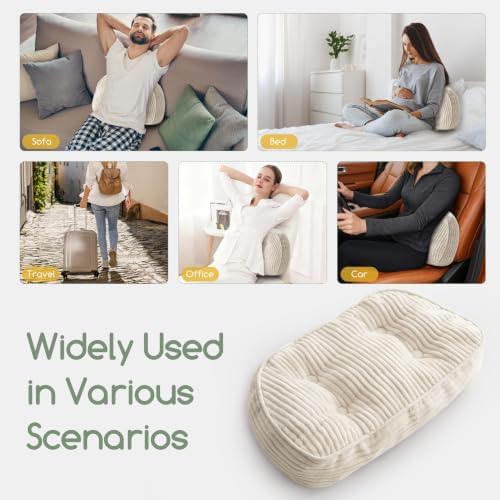 HIGOGOGO Lumbar Support Pillow for Recliner Chair/Accent Chair/Couch/Office - Image 6