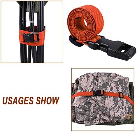 MAGARROW 24" 40" 60" 100" Strap Buckle Packing Straps Adjustable 1-Inch Belt - Image 2