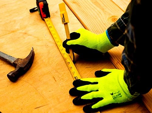 G & F 1516 Premium High Visibility Work and Gardening Gloves - Image 4
