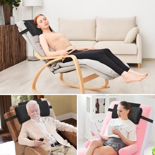 Head Recliner Pillow Adjustable Shredded Memory Foam Headrest Pillow - Image 7