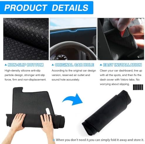 Cartist Dash Cover Only for Ford Bronco Sport 2021-2022 Dashboard Cover Mat - Image 6