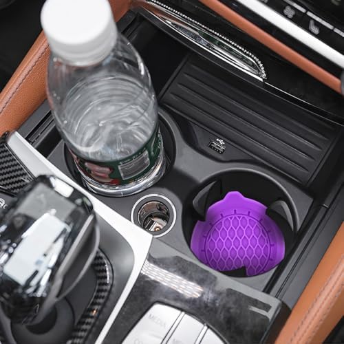 Zpana 4PCS Car Cup Holder Coasters, Silicone Non-Slip Vehicle Cup Recessed Mats - Image 4