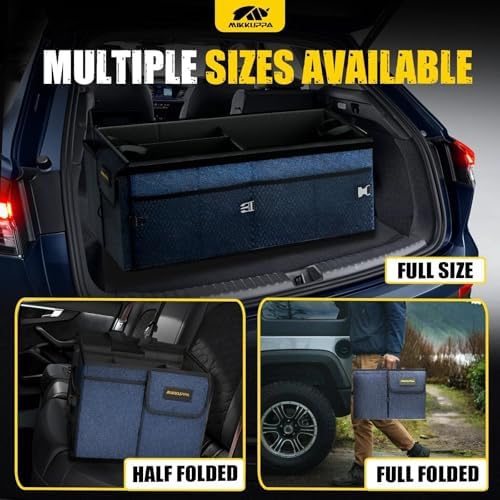 MIKKUPPA Trunk Organizer with Lid - 65L Collapsible Car Organizer - Image 5