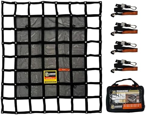 Gladiator Cargo Nets- Heavy Duty Cargo Net -Truck Accesories-Truck organizer by GladiatorCargoNets