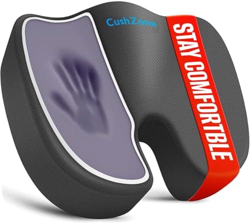 CushZone XL Memory Foam Seat Cushion by CushZone