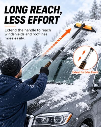 43.7" Snow Brush and Ice Scraper - Image 3