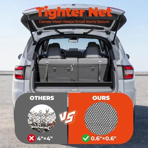 3-Layer Cargo Net for Kia Sorento 2021-2026, Zoned Storage Trunk Net - Image 6