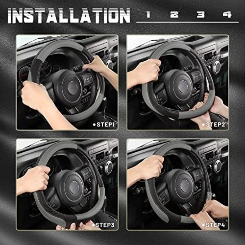 SEG Direct Car Steering Wheel Cover - Image 6