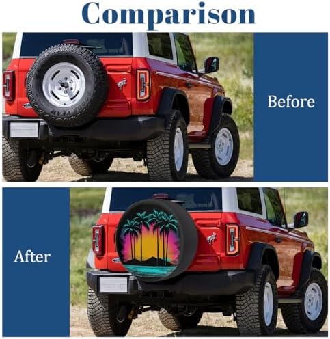 Beach Spare Tire Cover Waterproof Dust-Proof Spare Wheel Covers - Image 5