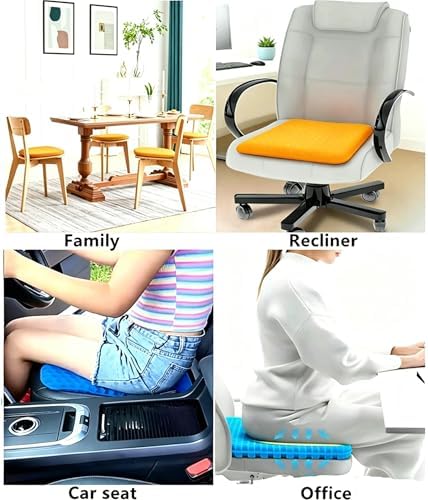 Gel Seat Cushion, Cool & Breathable 16inX13.7inX1in，ZD-Cheng - Image 7