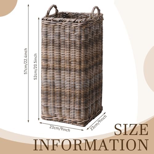 GlikCeil Rattan Umbrella Holder - Image 2
