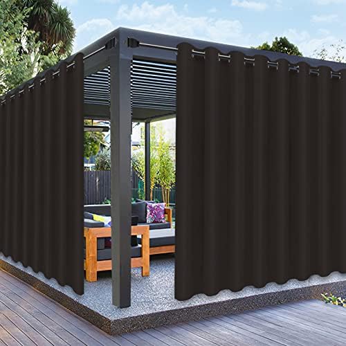 PureFit Outdoor Curtains for Patio Waterproof – Weatherproof, UV and Fade by PureFit