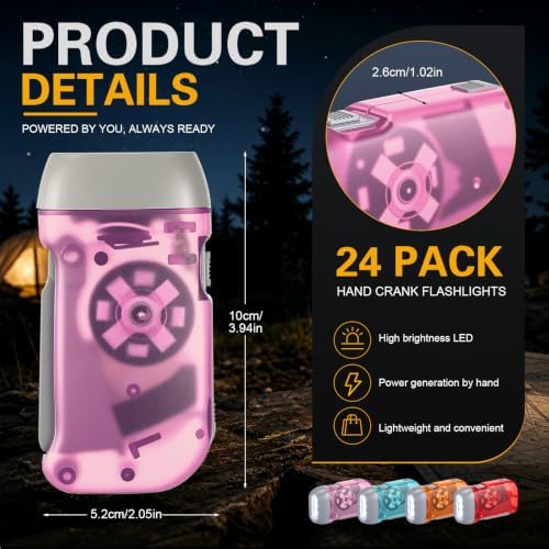 Mudder 24 Hand Crank Flashlight - Image 2