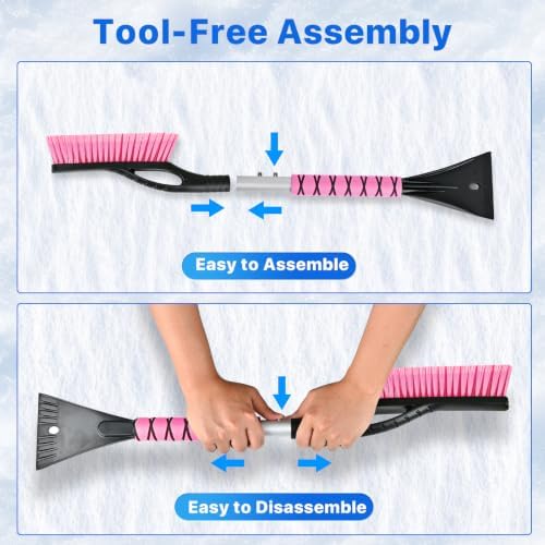 OUSHASAA 27 in Snow Brush and Ice Scraper - Image 6