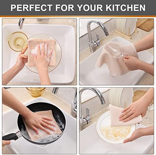Kitinjoy 100% Cotton Waffle 6-Pack Kitchen Towels - Image 4