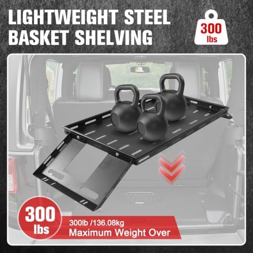 Metal Tailgate Table for SUV Wrangler JK JL 2007-2025+, Heavy Duty Foldable - Image 3