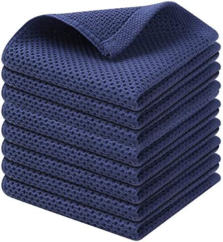 Kitinjoy 100% Cotton Waffle 8-Pack Kitchen Towels by Kitinjoy