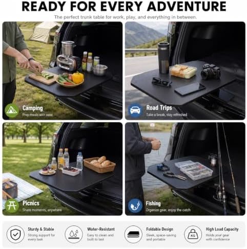 Rear Trunk Table for Mazda MX-5 RF 2017-2026, Foldable Adjustable Tailgate - Image 7