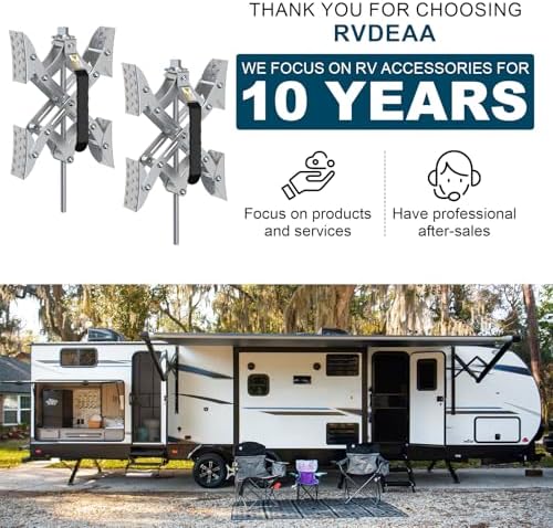 RV X Chocks Wheel Stabilizer for Travel Trailers, RV X-Shaped Wheel Chocks - Image 7