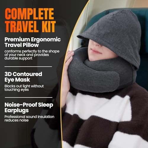 LOEXAIR™ Hooded Pro Travel Pillow - Image 5