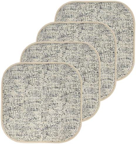Sweet Home Collection Chair Cushion Memory Foam Pads Honeycomb Pattern Slip Non by SweetHomeCollection