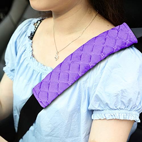 Tatuo 4 Pack Seat Belt Cover Extra Long Soft Pad - Image 3