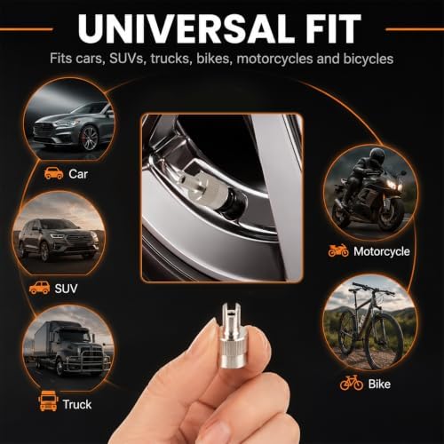12PCS 2-in-1 Car Tire Valve Stem Caps - Image 7