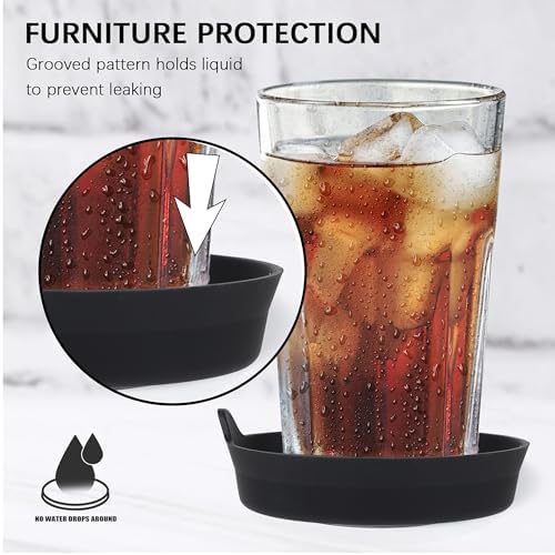 Amooca Car Cup Coaster Universal Automotive Waterproof Non-Slip Cup Holders - Image 4