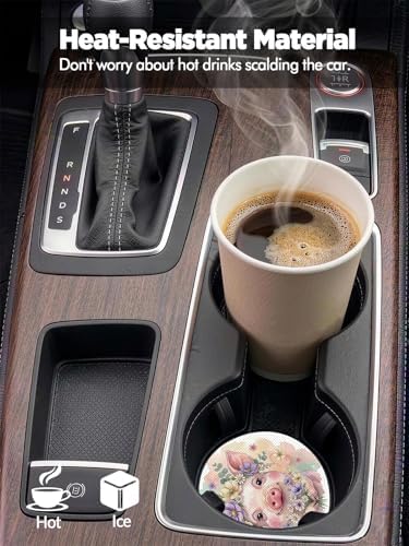 WOCOCN Car Coasters for Cup Holders - Image 3