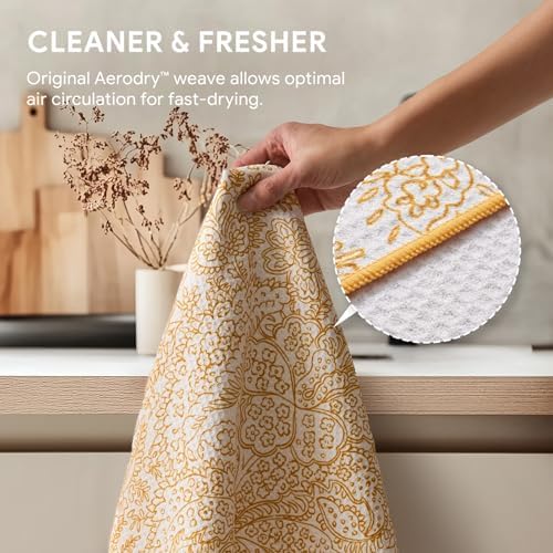 RECYCO Waffle Kitchen Towel Set of 2 - Image 4