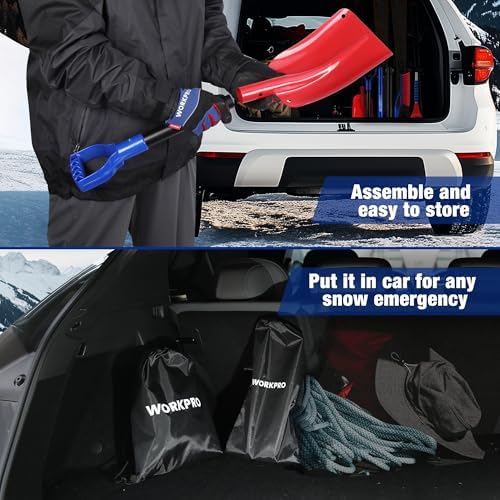 WORKPRO 3-Piece Snow Removal Kit, Snow Shovel, Ice Scraper & Snow Brush - Image 7