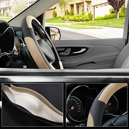 SEG Direct Steering Wheel Cover 14.5-15 inch Car Auto Interior Accessories - Image 3