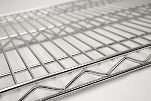 Omega 12" Deep x 60" Wide x 36" High 3 Tier Chrome Starter Shelving Unit