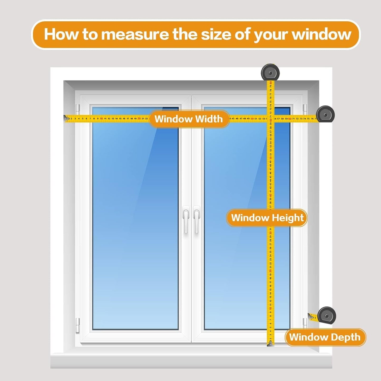 Persilux Cordless Zebra Blinds for Windows Free-Stop Roller Windows Shades (23" W X 64" H, Grey) Dual Layer Light Control for Day and Night, Light Filtering Sheer Shades for Home