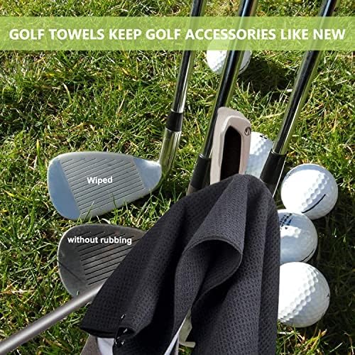 LUSTEMBER 3 Pack Large Golf Towels, Dirt and Sweat - Image 6