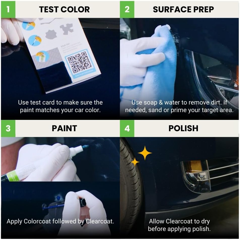 TouchUpDirect 3T0 Moulin Rouge/Ooh La La Rouge Metallic for Toyota Exact Match Touch Up Paint Combo - Preferred Package