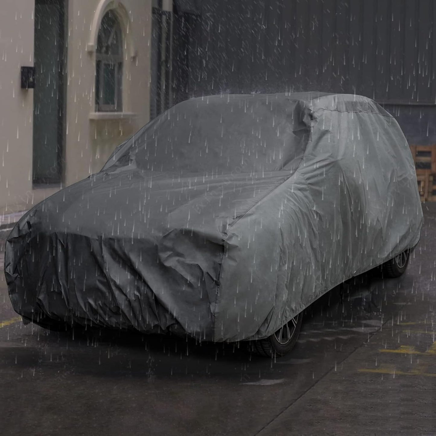 XCAR Ultra Light Waterproof SUV Car Cover for Automobiles All Weather Protection, Windproof & Breathable, Fits Cars Up to 206"