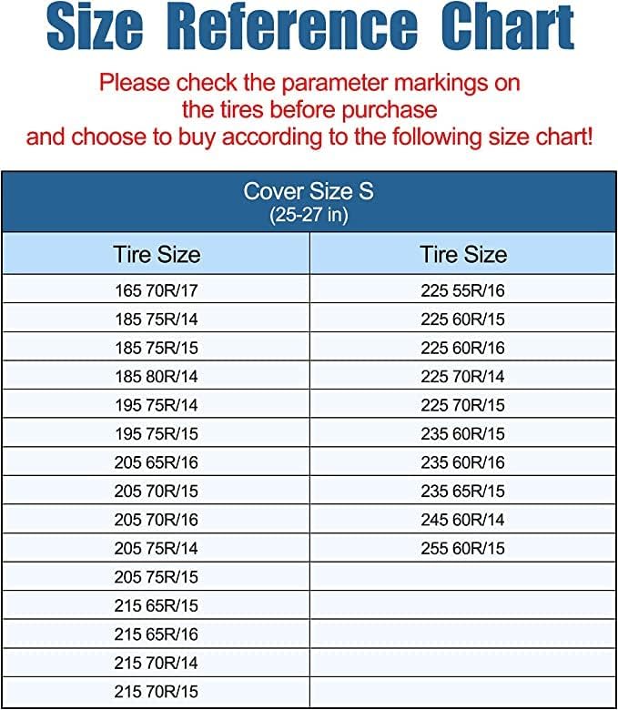 SYERAL Tire Covers Set of 4, Upgraded 5 Layer Nonwoven RV Wheel Covers - Image 6