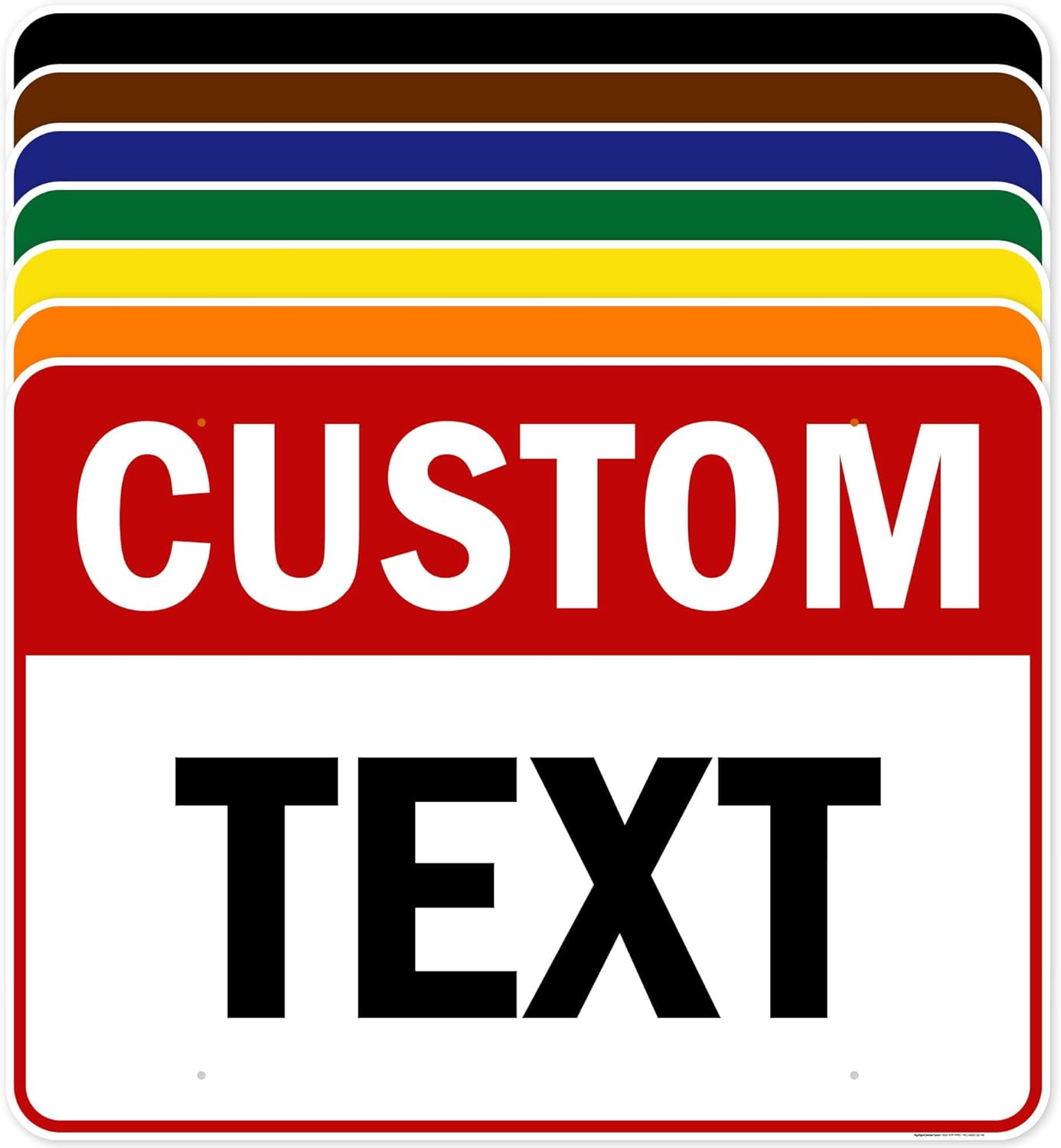 Custom Sign, Custom Sign for Business, Indoor/Outdoor use. 36x48 Inches, Rust Free DiBound, Fade Resistant, Made in USA by My Sign Center (Header)