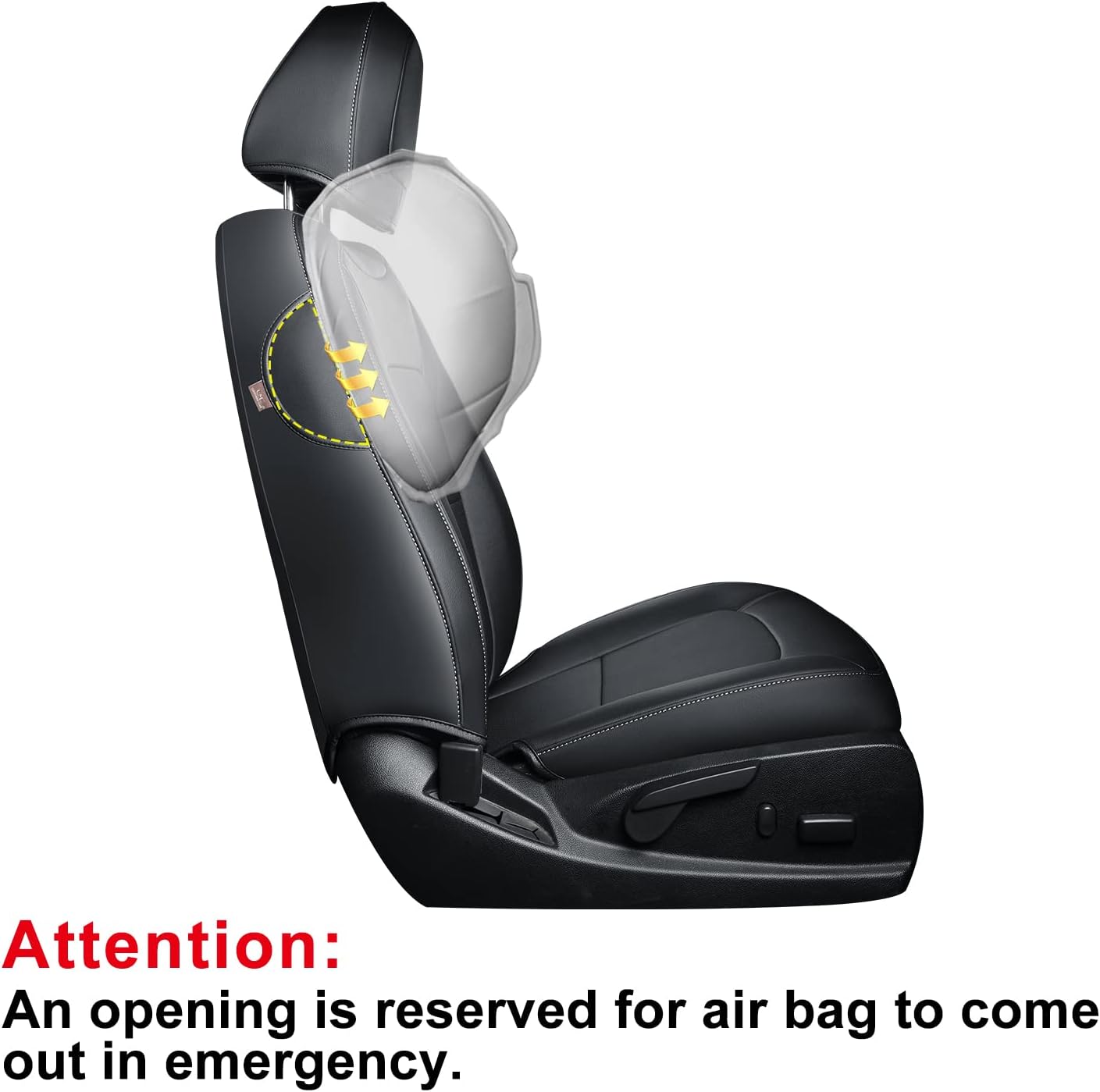 LUCKYMAN CLUB Chevy Colorado Seat Covers, fit for 2015-2022 Colorado Crew Cab Z71 LT ZR2 Work Truck with Faux Leather (Black)