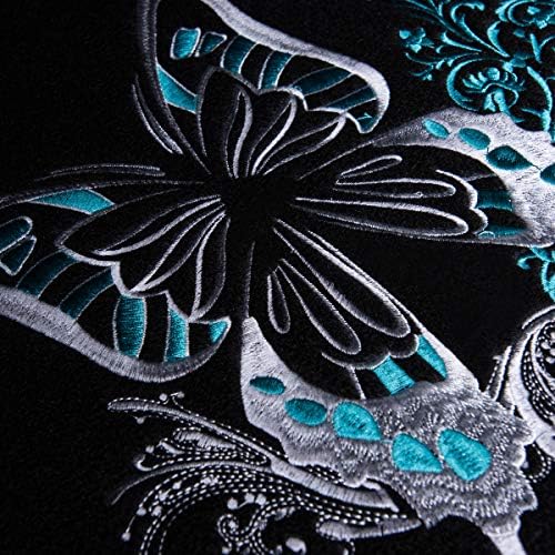 CAR PASS Embroidery Butterfly Car Floor Mats, Universal Fit - Image 6