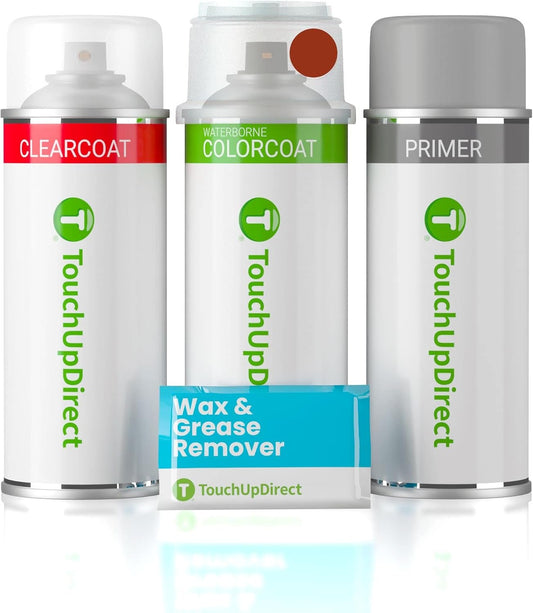 TouchUpDirect 4X0 Inferno Compatible with Toyota Exact Match Touch Up Paint Aerosol - Preferred Kit